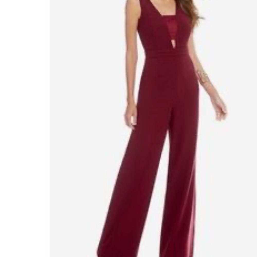 Gianni Bini Deep Red Jumpsuit